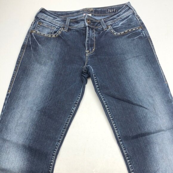 RARE RETRO SILVER JULIA BOOTCUT JEANS JEANS 29x34 - Picture 5 of 11